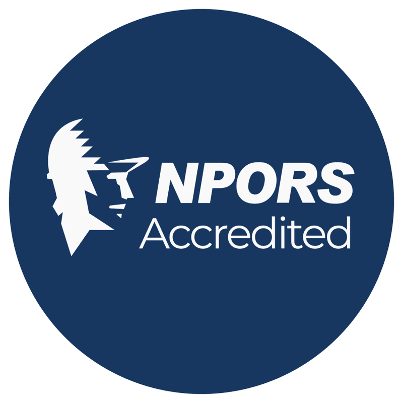 NPORS Accredited logo
